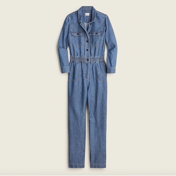 J. Crew Pants - J. Crew Cinched-Waist Denim Jumpsuit (NWT)